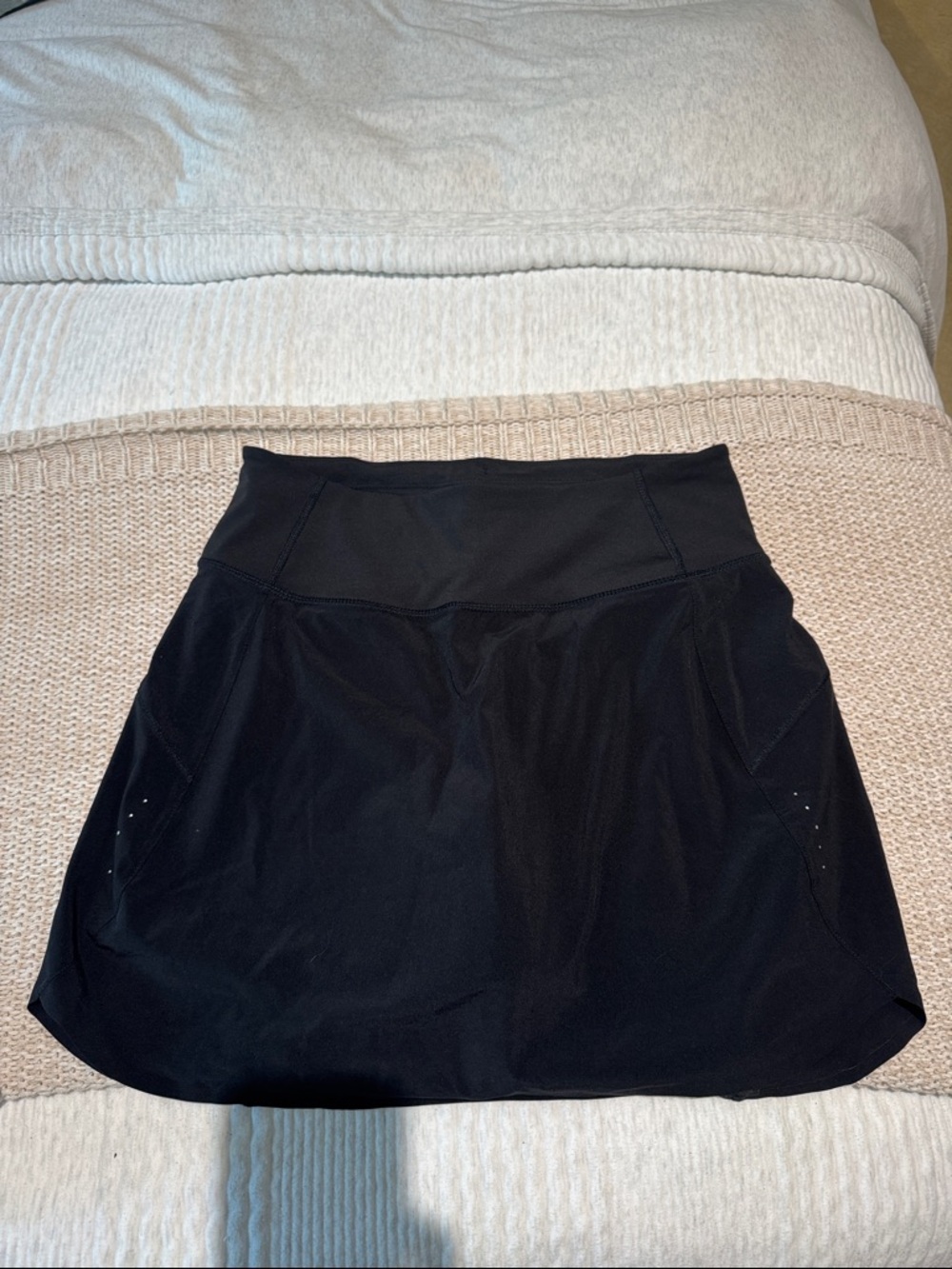 Athleta Black Athletic Skort with Back Pocket